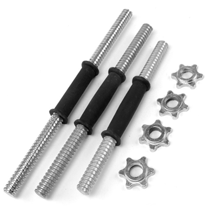 Steel barbell bar