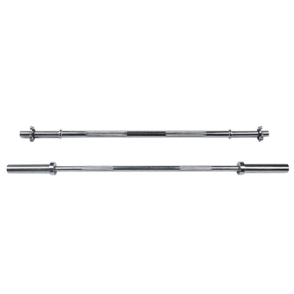 Steel barbell bar